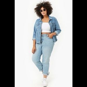 NWT Forever 21  Mom high rise jeans size 14